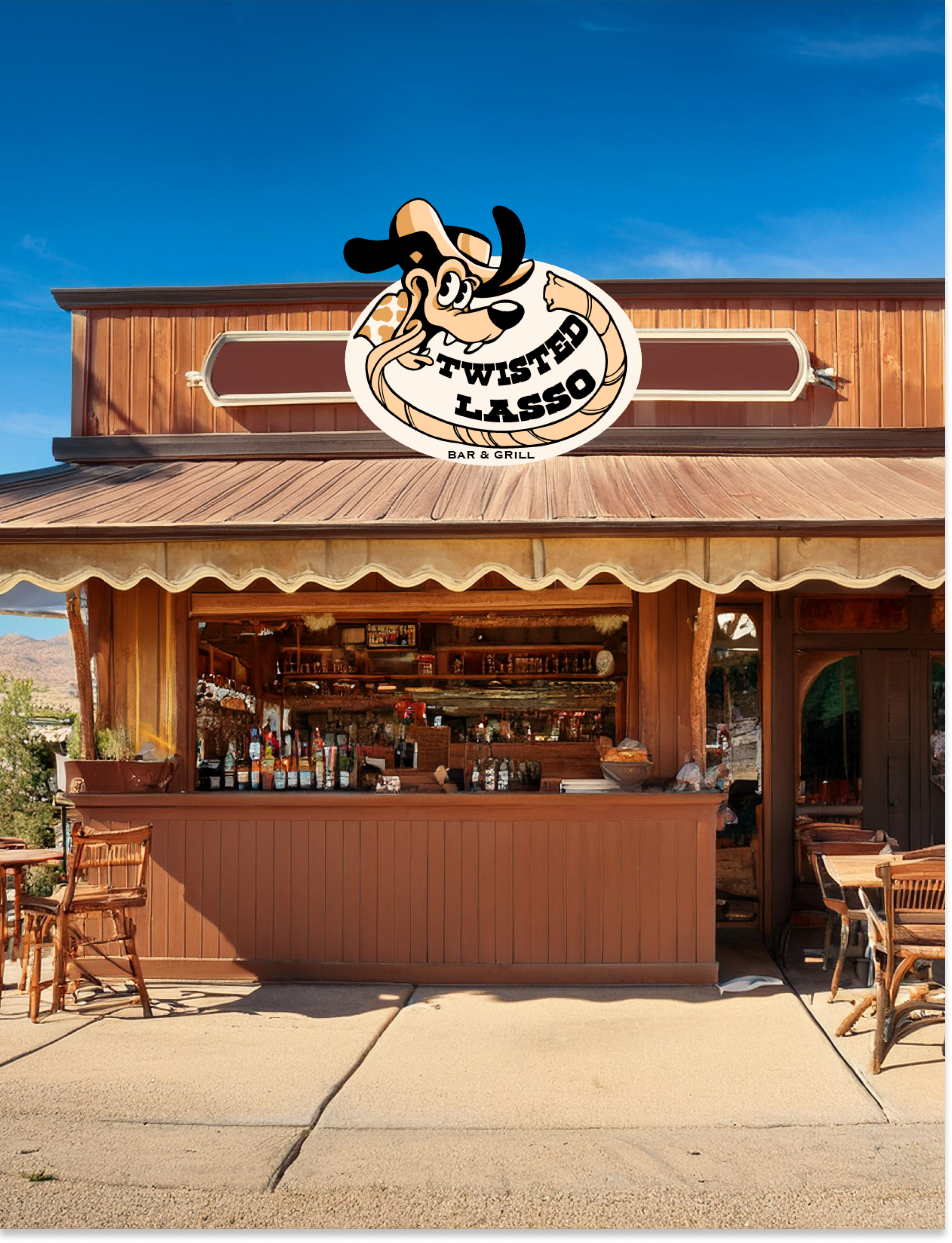 rustic wooden storefront